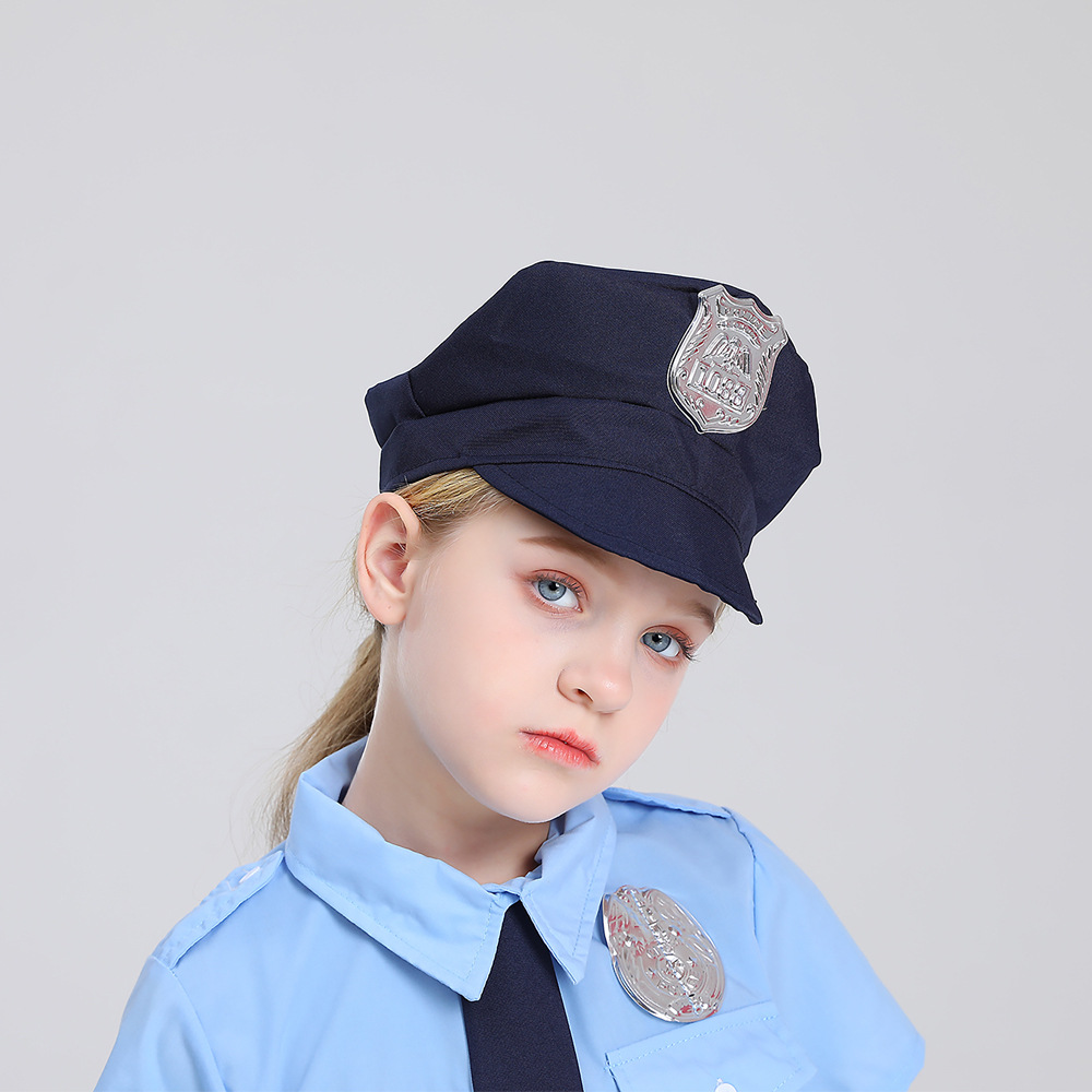 Dress Up Police Costume For Girls - Cop Uniform Costume for Kids